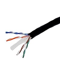 Monoprice 108092 cable de red Ethernet Cat6 grueso de cobre de 1000 pies, gris, Azul
