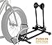BikeHand Bicycle Floor Parking Rack Stand - for Mountain MTB & Road or Fat Bikes Indoor Outdoor Garage Storage - Max Tire Width 5