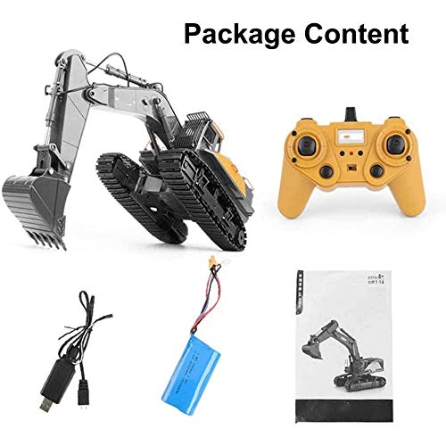 Ksovvoo 22channel volle funktionale elektrische Bagger Spielzeug, 1:24 2.4g Fernbedienung Spielzeugbagger Bagger… – Bild 5