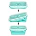 Collapsible Food Storage Containers with Lids (4 Pieces)