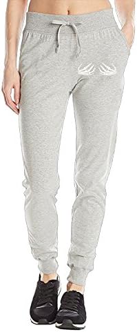 TeeStars - Halloween Funny Skeleton Hands Ladies Women's Athletic Training Sweat Track Active Yoga Lounge Workout Fleece Warm Sweatpants With Pockets Ash L