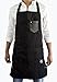 Apron for restaurant, uniform for waitress, bartender- black denim