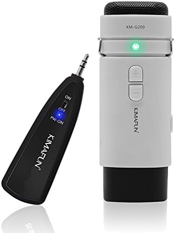 KIMAFUN Wireless Microphone System,Mini 2.4g Handheld Wireless Microphone For Church, Karaoke, Business Meetings,Portable Karaoke Systems,G200