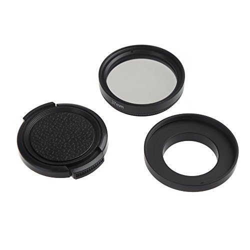 Williamcr Xiaomi Yi II 4K 4K+ Action Camera Lens Protective Cap Cover+37mm UV Filter Lens For XIAOMi Yi 2 4K 4K+ Camera Accessories
