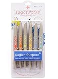 Innovative Sugarworks Sugar Shapers Fondant Cake Decorating Unique Tools, for Sugarcraft, Gum Paste, Modeling Chocolate (Pack of 6), Soft Tip, Regular