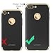 iPhone 7 Plus Case, LOHASIC 3 In 1 Anti-Scratch Anti-fingerprint Shockproof Case Electroplate Frame with Non Slip Coated Matte Surface Cover for Apple iPhone 7 Plus (5.5
