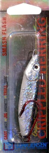 Luhr Jensen 2 Smash Flash Fishing Equipment, Silver/Black