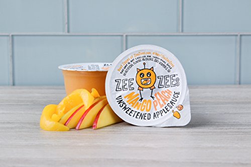 Zee Zees Unsweetened Mango Peach Applesauce Cups, All Natural, No Sugar Added, 4 oz Cups, 24 pack - Thumbnail 2
