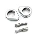 HTT- Motorcycle Fork Clamp Turn Signal Clamps for Harley Softail Mount Bracket 39mm Fork Chrome primary