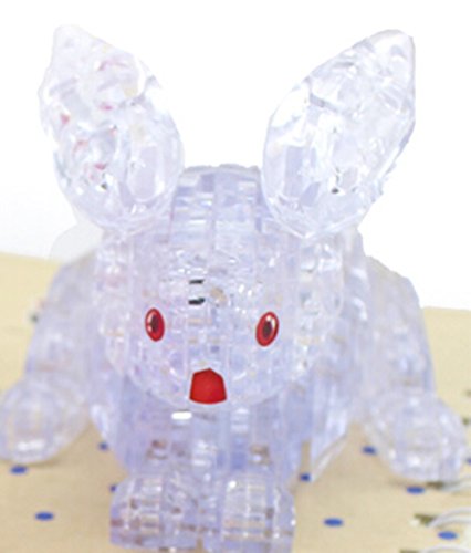 Just_for you - New Arrival 3D Crystal Puzzle Rabbit model, funny game and creative gift.