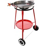 Garcima Cooking Kit on Wheels with 18-inch Carbon Steel Paella Pan