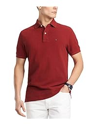 Tommy Hilfiger - Polo para hombre con ajuste clásico, color marfil