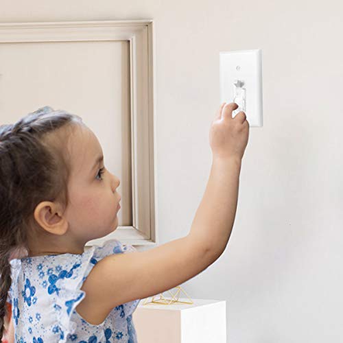 YLOVAN Toggle Switch Plate Cover Guard 10 Pack Clear Security