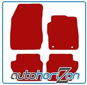 CIVIC 95-01 (EK) RED FULLY TAILORED CAR FLOOR MAT SET