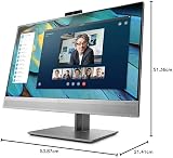 HP E243m 24" LED IPS Full HD Monitor 1FH48AA#ABB Black Silver 16:9 view 6