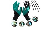 Garden Genie Gloves, Claws, Waterproof, Anti-Static, Dust-Proof, Nylon Great for Digging, Planting, and Gardening