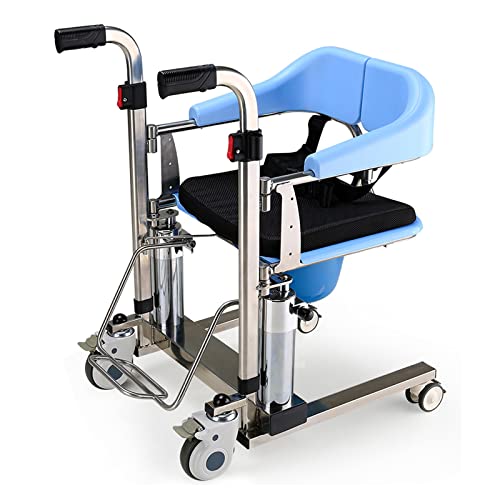 PAYRFV Upgraded Patient Lift Wheelchair for Home, Double Hydraulic Patient Lift Aid, Transfer