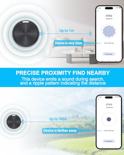 Android Tracker Tags 2 Pack Compatible with Google Find Hub App (Android Only) Smart Tag Key Tracker and Item Locator for Wallets, Backpack, Suitcases-Black