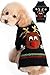 BOBIBI Dog Sweater for Christmas Cartoon Reindeer Pet Cat Winter Knitwear Warm Clothes