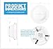 PARMIDA (12 Pack) 4 inch Dimmable LED Recessed Lighting, Retrofit Downlight, 9W (65W Replacement), 600lm, Baffle Trim, Ceiling Can Lights, Energy Star & ETL-Listed, 5 Year Warranty, 2700K