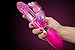 Sassy Lotus 6-Speed Luxe Collection Rotating Rabbit Vibrator - Rabbit Style Vibe - Waterproof w/Rotating Metallic Pearls - LED Luminous Controls