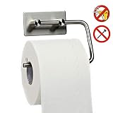 Toilet Paper Holder Self Adhesive - Toilet Paper Roll Holder no Drilling for Bathroom, RV, Boat, Stainless Steel,1 Package