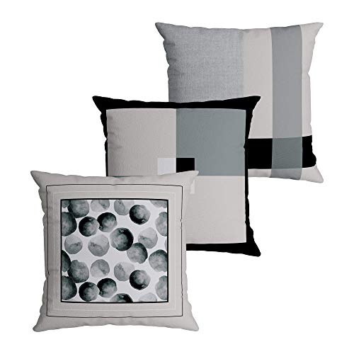 Kit com 3 Capas de Almofada Velveteen Scandi Belchior Uniq
