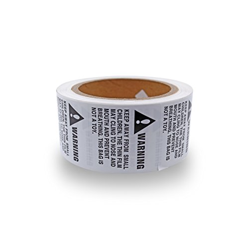 44LLC Suffocation Warning Keep Away from Children Stickers - 5 Rolls/2500 Labels - //medicalbooks.filipinodoctors.org