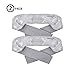 Migraine Head Wrap for Tension Headaches, Sinus Pain and Sport Injuries, Reusable Ice Pack Cold Headache Band with Soft Plush Backing & Elastic Strap for Head, Neck, Wrist and Ankle (2 pack)