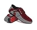 QIDIANTRADE Men's Fashion Casual Boat Gommino Shoes, Lace up Suede Sneaker, Breathable Slip. (9.5D(M) US, Red)