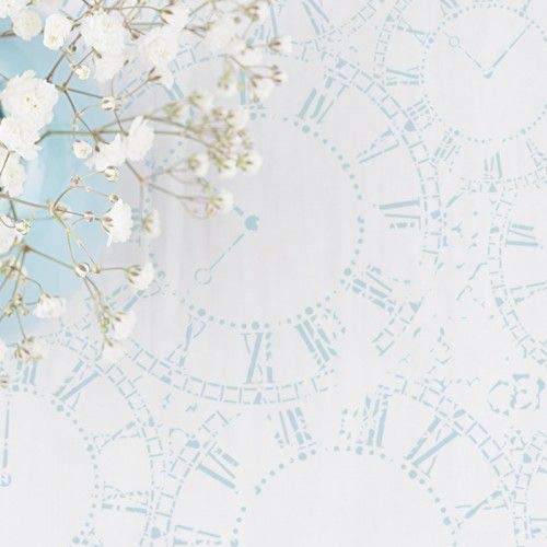 TODO-STENCIL Stencil Home Decor Printed 007 Clocks External Measurements: 50 x 50 Internal Measurements: Design 47 x 47 cm