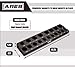 ARES 70237-19-Piece 1/2-Inch Metric Magnetic Socket Organizer - Holds 18 Sockets and 1 Socket Adapter - Keeps Your Tool Box Organized