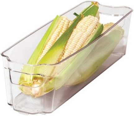 Oggi 5163 Clear Stackable Storage Bin For Fridge Freezer And Pantry