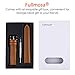 Compatible Samsung Galaxy 46mm/Gear S3 Frontier/Classic Watch Bands, Fullmosa Quick Release Leather Watch Band for Gear S3 Bands/Moto 360 2nd Gen 46mm 22mm Watch Band, Brown + Silver Buckle