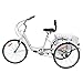 DoCred Adult Tricycle Trike 7 Speed Three-Wheeled Bike, 26 Inch Adult Tricycles Cruiser Bikes w/Low Step-Through Aluminum Frame Wide Handlebarthumb 2