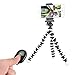 Tripod for iPhone - Cell Phone Tripod - iPhone Tripod with Remote - Camera Tripod Compatible with Any Smartphone Flexible Tripod Stand(Black White) (Tri-Pod)