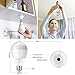 ZEEPIN Bulb WiFi IP Camera Wireless, Hidden Cameras 360 Panoramic 2.0MP 1080P Secuity Light and Infrared Night Vision with Free 32G Card Smart Home Gifts