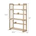 Furinno Pine Solid Wood 3-Tier Bookshelf