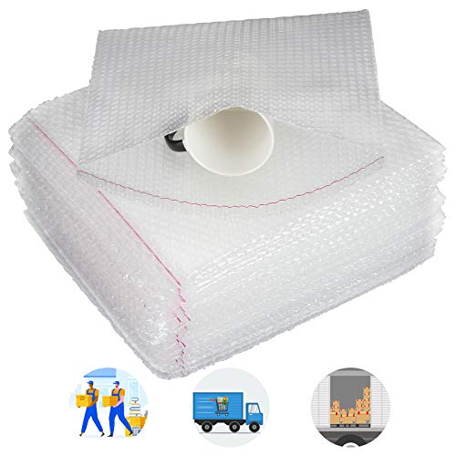 LISHINE Bubble Out Bags 12 x 12 Inch Clear Bubble Pouches Bags, 30 Pack