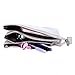 O,Like Super Capacity Pencil Case Three Compartment Pencil Holer Pencil Pouch Pen Bag Cosmetic Bag (grey)