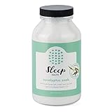 Sleep Salts Organic Eucalyptus Essential Oil Blend - USP Grade Epsom, Israeli Dead Sea Salt 22 Ounce Jar