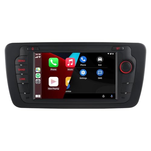 Car Radio for Seat Ibiza 6J 2009-2014 Wireless Radio Carplay/Android Car IPS Touch Screen/Bluetooth/Mirror Link/FM/AM/RDS/USB