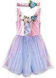 My Princess Academy / Blue and Pink Classic Velvet Princess Dress, Med 5/6
