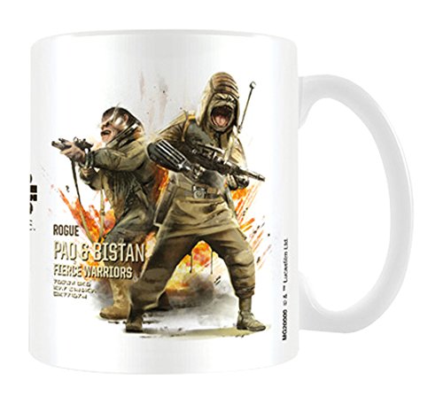 Star Wars Rogue One Pyramid International (Pao & Bistan Profile) Official Boxed Ceramic Coffee/Tea Mug, Multi-Colour, 11 oz/315 ml
