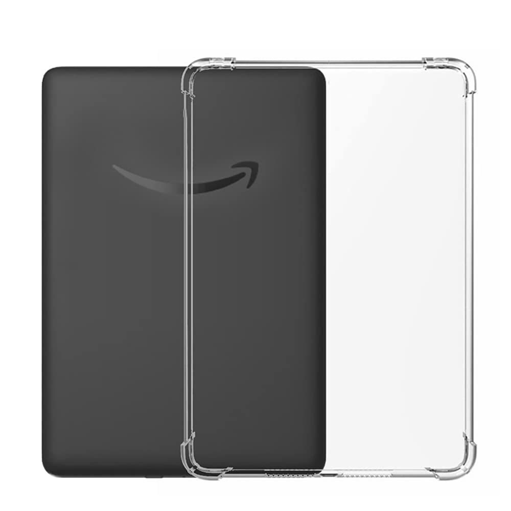 Diamond Case for Kindle 11th Gen (2022) - Military Drop Protection, Slim Fit Hard Case With Non-Slip TPU Bumper for 6" All-New Kindle - Clear