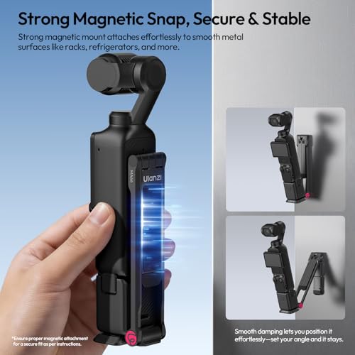 ULANZI MA66 Action Camera Tripod Mount Compatible with DJI OSMO Pocket 3, Quick Release Mount Tripod