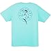 Guy Harvey Mens Spring Tide T-Shirt X-Large Mint green