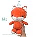 Bellzi Orange Fox Cute Stuffed Animal Plush Toy - Adorable Soft Fox Toy Plushies and Gifts - Perfect Present for Kids, Babies, Toddlers - Foxxi