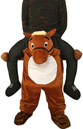 Piggyback Santa Costume Adult Carry On Me Costume Christmas Mascot Pants
