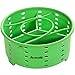 Avokado's 6Qt Instant Pot Compatible Stackable Silicone Steamer Basket Accessories with an Insert Divider for Instapot Pressure Cookers, Ninja Foodie, Crockpot Express Cooker and Stove Top Pots